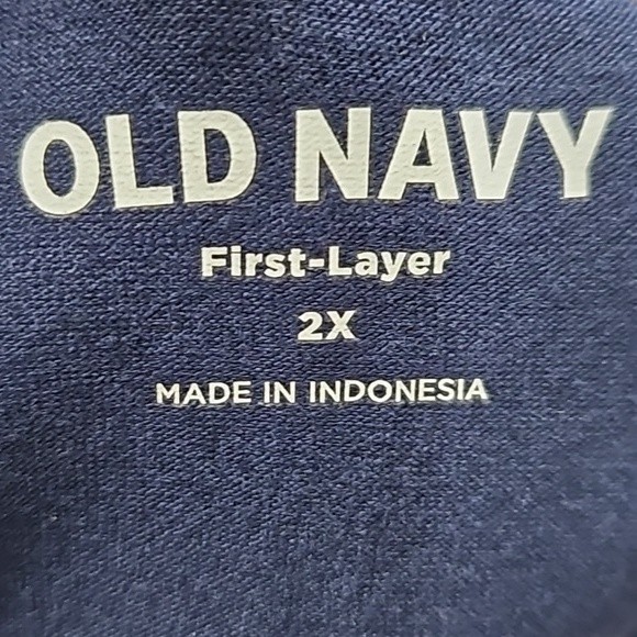 NWT Old Navy Plus Size Women's Navy Blue First Layer Tank Top 2X - Picture 3 of 3